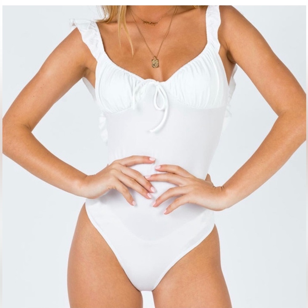 Princess Polly Anahita White Bodysuit